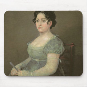 Woman with a Fan, c.1805-06 (oil on canvas) Mouse Pad