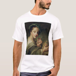 Woman with a Glass of Wine T-Shirt