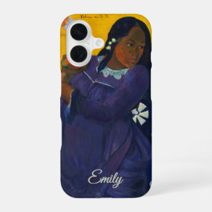 Woman with a Mango by Paul Gauguin – Personalised iPhone 16 Case