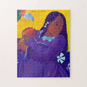 Woman with a Mango, Gauguin Jigsaw Puzzle