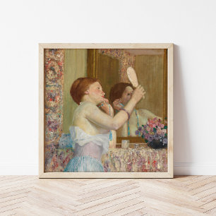 Woman with a Mirror Frederick Carl Frieseke Poster