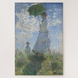 Woman with a Parasol (1875) by Claude Monet – Art Jigsaw Puzzle