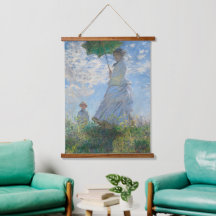Woman with a Parasol by Claude Monet