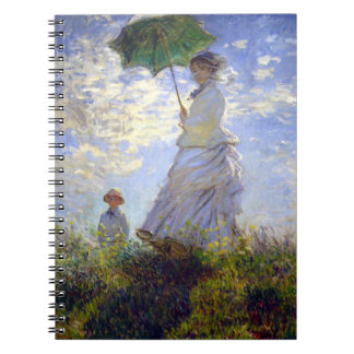 Woman with a Parasol by Claude Monet Notebook