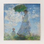 "WOMAN WITH A PARASOL" BY CLAUDE MONET PUZZLE<br><div class="desc">"WOMAN WITH A PARASOL" BY CLAUDE MONET PUZZLE</div>