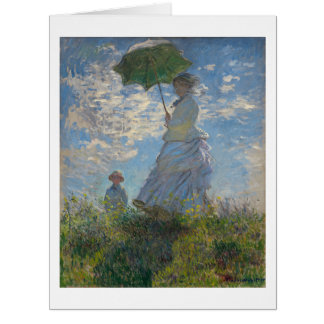 Woman with a Parasol by Monet