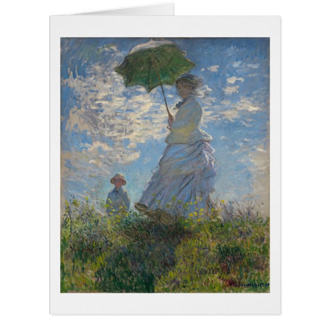 Woman with a Parasol by Monet (Front)