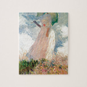 Woman with a Parasol - Claude Monet Jigsaw Puzzle