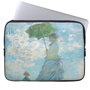 Woman with a Parasol  Claude Monet   Laptop Sleeve