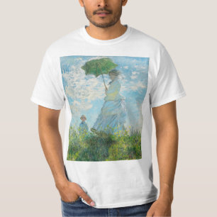 Woman with a Parasol  Claude Monet    T-Shirt
