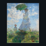 Woman with a Parasol, Madame Monet and Her Son Acrylic Print<br><div class="desc">Impressionist Landscape Painting by Claude Monet - Classic Masterpieces - Claude Monet's Impressionist Painting Series - Woman with a Parasol,  Madame Monet and Her Son</div>