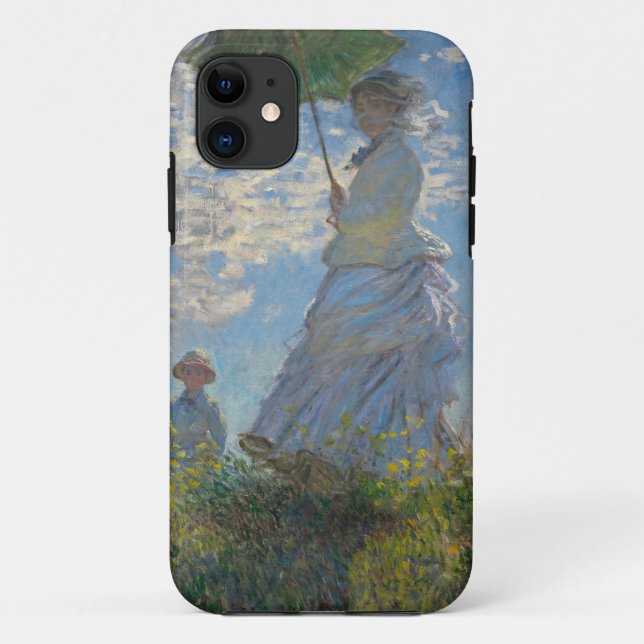 Woman with a Parasol - Madame Monet and Her Son Case-Mate iPhone Case (Back)