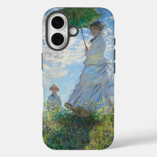 Woman with a Parasol, Madame Monet and Her Son iPhone 16 Case
