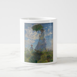 Woman with a Parasol - Madame Monet and Her Son Large Coffee Mug