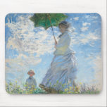 Woman with a Parasol, Madame Monet and Her Son Mouse Pad<br><div class="desc">Impressionist Landscape Painting by Claude Monet - Classic Masterpieces - Claude Monet's Impressionist Painting Series - Woman with a Parasol,  Madame Monet and Her Son</div>