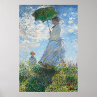 Woman with a Parasol, Madame Monet and Her Son