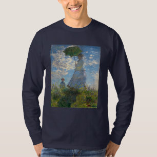 Woman with a Parasol - Madame Monet and Her Son T-Shirt
