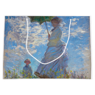 Woman with a Parasol, Monet Large Gift Bag