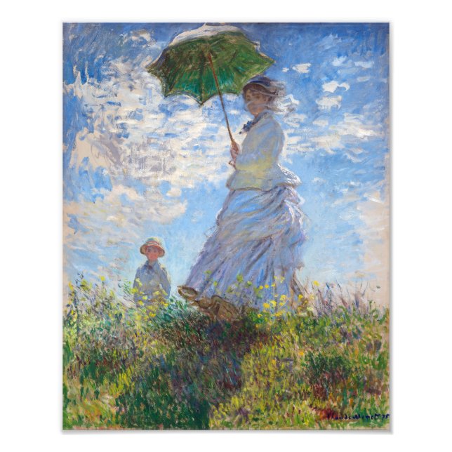 Woman with a Parasol | Monet | Photo Print (Front)