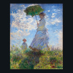 Woman with a Parasol | Monet | Poster<br><div class="desc">Woman with a Parasol is a 1875 painting by French Impressionist Claude Monet.</div>