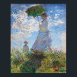 Woman with a Parasol | Monet | Poster<br><div class="desc">Woman with a Parasol is a 1875 painting by French Impressionist Claude Monet.</div>