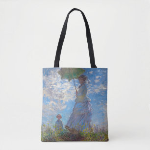 Woman with a Parasol, Monet Tote Bag
