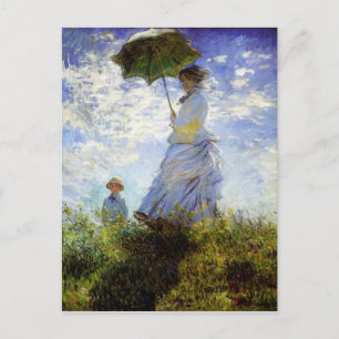 Woman with a Parasol Postcard