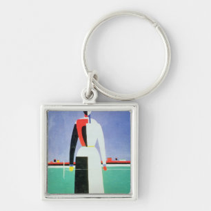Woman with a Rake, c.1928-32 Key Ring