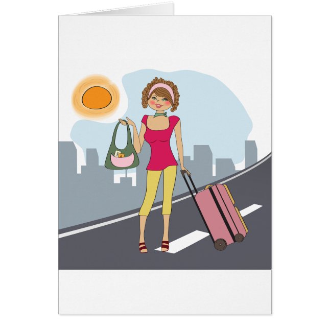 Woman With A Suitcase (Front)