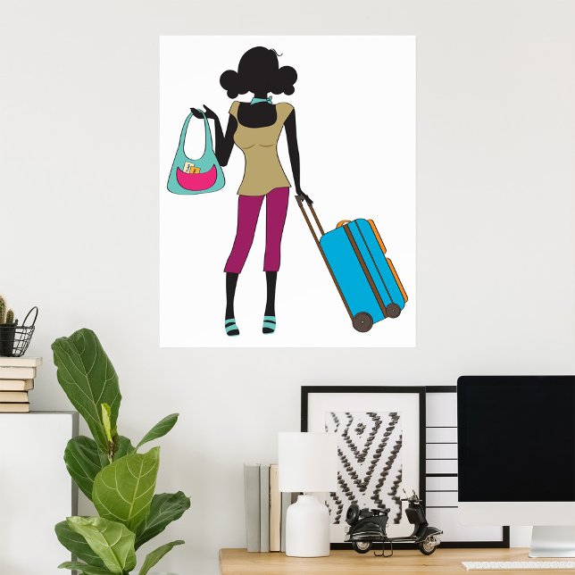 Woman With A Suitcase Poster (Creator Uploaded)