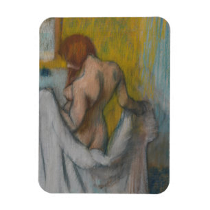Woman with a Towel Magnet