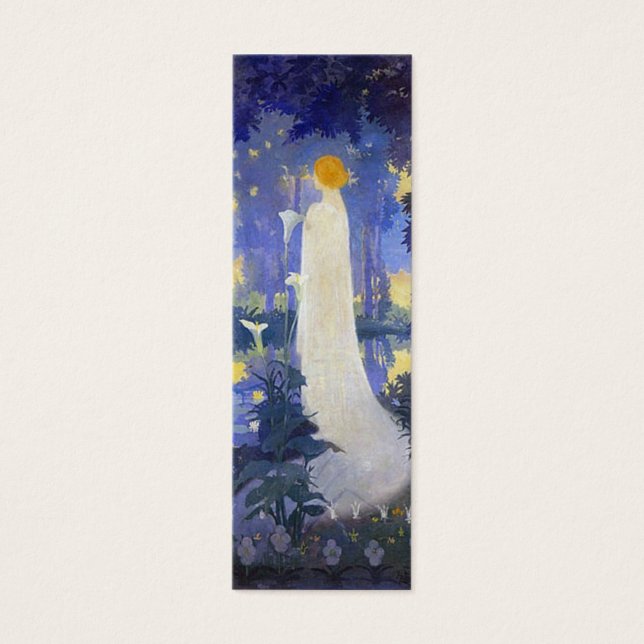 Woman with Calla Lilies Bookmark (Front)