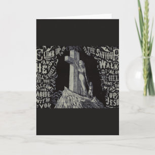 Woman with Child and Cross The Sanctuary of Love Card