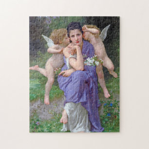 Woman with Cupid, Bouguereau Jigsaw Puzzle