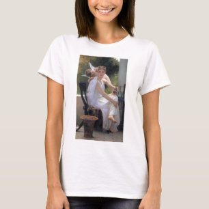 Woman with Cupid, Bouguereau T-Shirt
