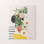Woman with Flowers Jigsaw Puzzle<br><div class="desc">Grow Your Own Way I by Victoria Borges. | 138523GG</div>