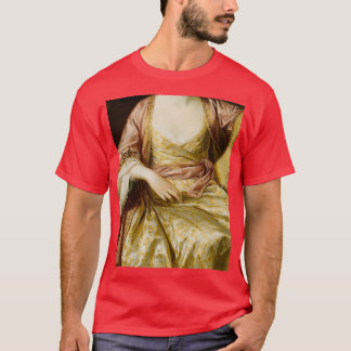 Woman with Guitar Renaissance Painting T-Shirt