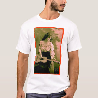 Woman with Guitar T-Shirt