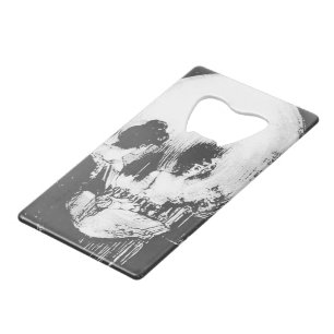Woman with Halloween Skull Reflection In Mirror