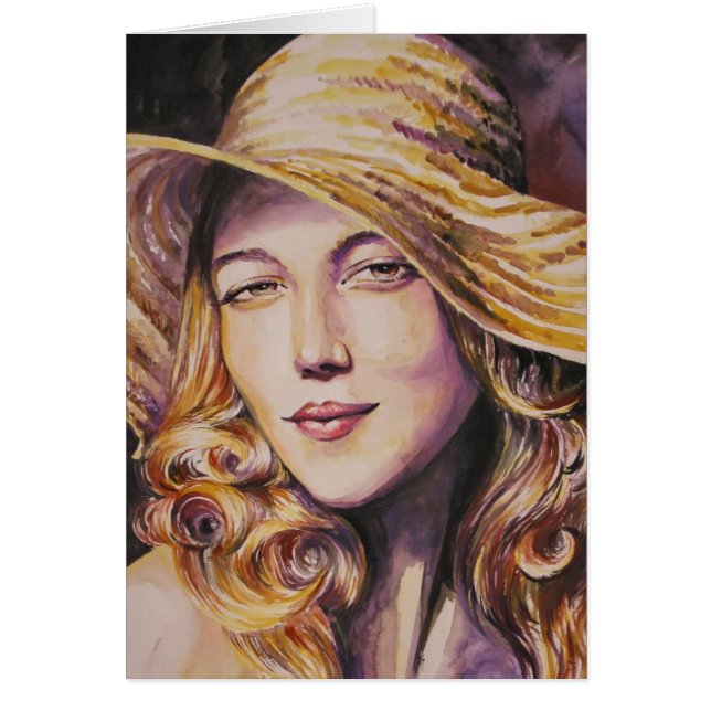Woman with hat (Front)