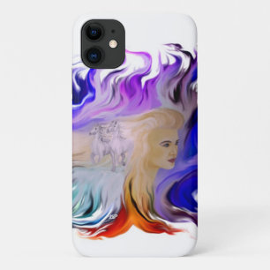 Woman with Horse iPhone 11 Case