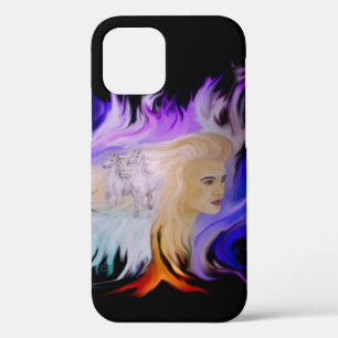 Woman with Horse iPhone 12 Case