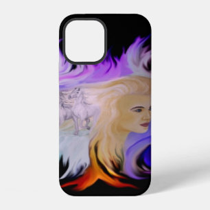 Woman with Horse iPhone 12 Case