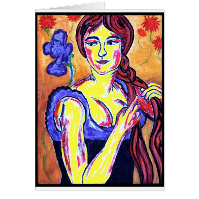 Woman with Iris (Front)