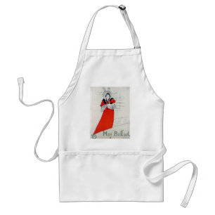 Woman with Kitten, Henri de Toulouse-Lautrec Standard Apron