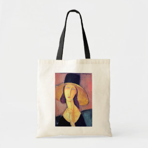 Woman with Large Hat, Modigliani Tote Bag