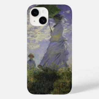 Woman with Parasol by Claude Monet, Vintage Art Case-Mate iPhone 14 Case