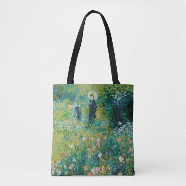 Woman with Parasol, Garden, Renoir Tote Bag (Front)