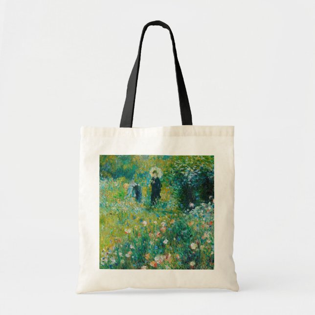 Woman with Parasol, Garden, Renoir Tote Bag (Front)