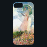"Woman with Parasol Promenade Monet" iPhone 8/7 Case<br><div class="desc">"Woman with Parasol Promenade Monet"</div>